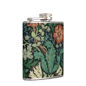 ウィリアム・モリスコンプトン花のアールヌーボーのパターン フラスク (右)