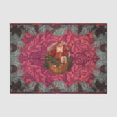 ウィリアム*モリスサンタスプルチェリッチさくらんぼ 薄葉紙 (正面)