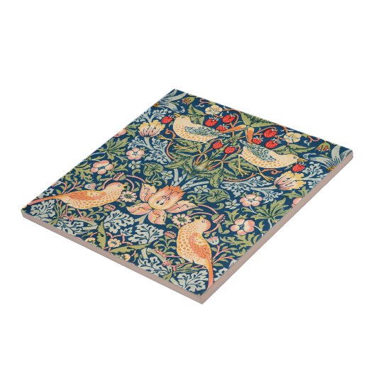 ウィリアム・モリスジュエリーヴィンテージセラミックタイル タイル (側面)