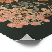 ウィリアム・モリススタイルの可愛い子猫 ポスター (角)