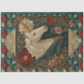 ウィリアム・モリススタイルアールヌーボー・ユニコーン 薄葉紙 (正面)