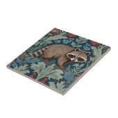 ウィリアム・モリススタイル右向きラクーン タイル (側面)