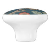 ウィリアム・モリススタイル素晴らし・キツネバドリ セラミックノブ (側面)