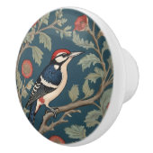 ウィリアム・モリススタイル素晴らし・キツネバドリ セラミックノブ (右)