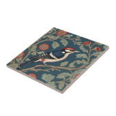 ウィリアム・モリススタイル素晴らし・キツネバドリ タイル (側面)