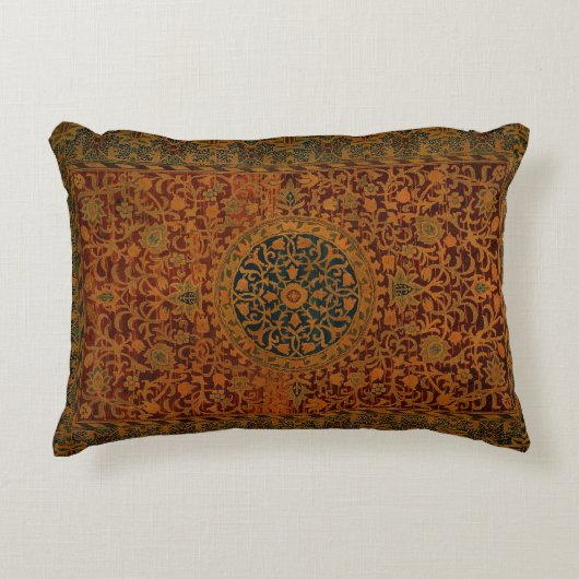 ウィリアム・モリスタペストリーカーペットラグ アクセントクッション (正面)