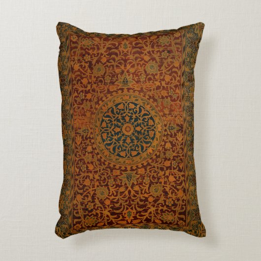 ウィリアム・モリスタペストリーカーペットラグ アクセントクッション (正面(垂直))