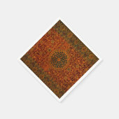 ウィリアム・モリスタペストリーカーペットラグ スタンダードカクテルナプキン (角)