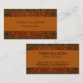 ウィリアム・モリスタペストリーカーペットラグ 名刺 (正面/裏面)