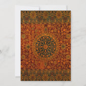 ウィリアム・モリスタペストリーカーペットラグ 招待状 (裏面)