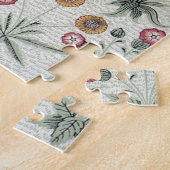 ウィリアム・モリスデイジーフローラ壁紙パターン ジグソーパズル (側面)