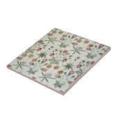 ウィリアム・モリスデイジーフローラ壁紙パターン タイル (側面)