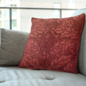 ウィリアム*モリスデザインクランベリーブルゴーニュ クッション