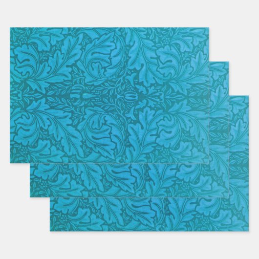 ウィリアム・モリスデザイン#10 ラッピングペーパーシート (セット)