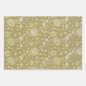 ウィリアム・モリスデザイン#6 ラッピングペーパーシート (正面)