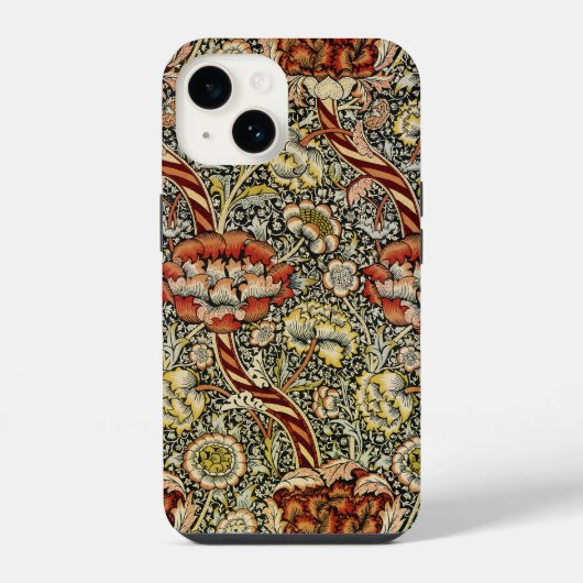 ウィリアム・モリスデザイン#9 iPhoneケース (裏面)