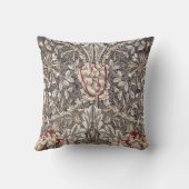 ウィリアム・モリスハニーサックルデザイン クッション (裏面)