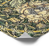 ウィリアム・モリスハニーサックルデザイン ポスター (角)