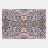 ウィリアム・モリスハニーサックルデザイン ラッピングペーパーシート (正面3)