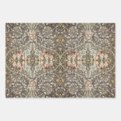 ウィリアム・モリスハニーサックルデザイン ラッピングペーパーシート (正面)