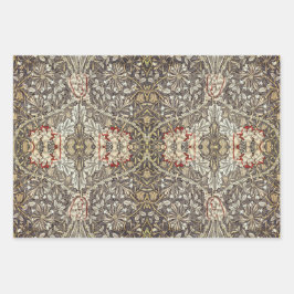 ウィリアム・モリスハニーサックルデザイン ラッピングペーパーシート