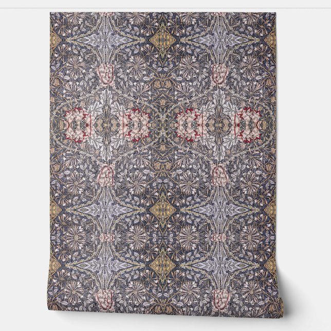 ウィリアム・モリスハニーサックルデザイン 壁紙 (ほどく)