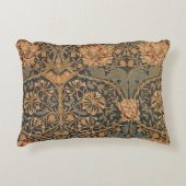 ウィリアム・モリスハニーサックルリッチ壁紙 アクセントクッション (正面)
