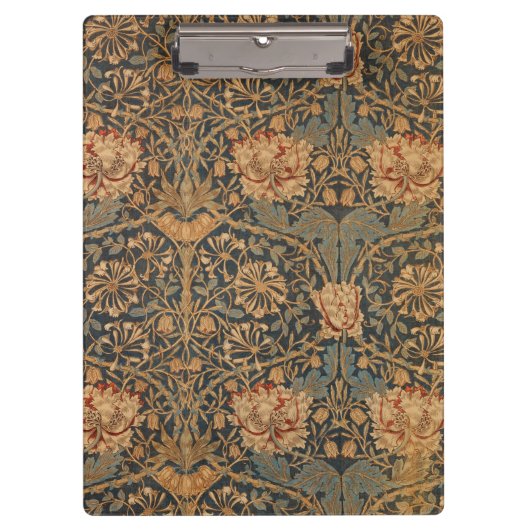 ウィリアム・モリスハニーサックルリッチ壁紙 クリップボード (正面)