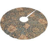 ウィリアム・モリスハニーサックルリッチ壁紙 ブラッシュドポリエステルツリースカート (アングル)