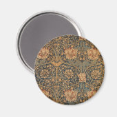 ウィリアム・モリスハニーサックルリッチ壁紙 マグネット (正面/裏面)