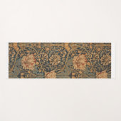 ウィリアム・モリスハニーサックルリッチ壁紙 ヨガマット (正面(横))