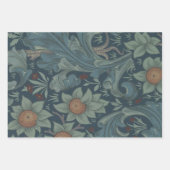 ウィリアム・モリスハニーサックルリッチ壁紙 ラッピングペーパーシート (正面3)