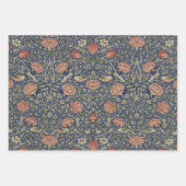 ウィリアム・モリスハニーサックルリッチ壁紙 ラッピングペーパーシート (正面2)