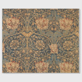 ウィリアム・モリスハニーサックルリッチ壁紙 ラッピングペーパー (フラット)