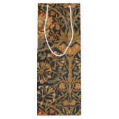 ウィリアム・モリスハニーサックルリッチ壁紙 ワインギフトバッグ (裏面)