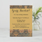 ウィリアム・モリスハニーサックルリッチ壁紙 招待状 (スタンド正面)