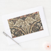 ウィリアム・モリスハニーサックルヴィンテージパターン 長方形シール (封筒)