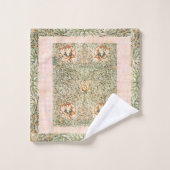 ウィリアム*モリスハニーサックルヴィンテージ植物学 | バスタオルセット (ウォッシュタオル)