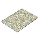 ウィリアム・モリスハニーサックル壁紙 ノートブック (左側)