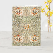 ウィリアム・モリスハニーサックル カード (黄色い花)