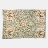 ウィリアム・モリスハニーサックル キッチンタオル (横)