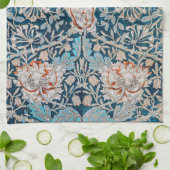 ウィリアム・モリスハニーサックル キッチンタオル (折り畳み)