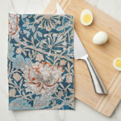ウィリアム・モリスハニーサックル キッチンタオル (四つ折り)