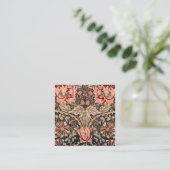 ウィリアム・モリスハニーサックル スクエア名刺 (スタンド正面)