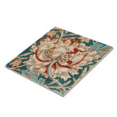 ウィリアム・モリスハニーサックル タイル (側面)