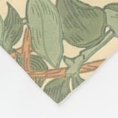 ウィリアム・モリスハニーサックル フリースブランケット (角)