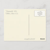 ウィリアム・モリスハニーサックル ポストカード (裏面)