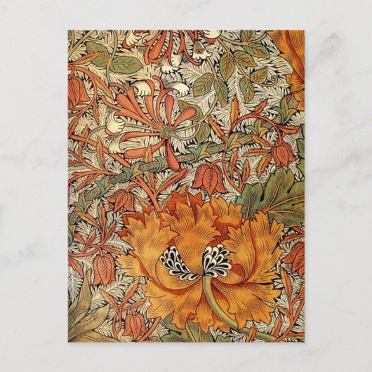 ウィリアム・モリスハニーサックル ポストカード (正面)