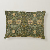 ウィリアム・モリスハニーサックル | ヴィンテージフローラ アクセントクッション (裏面)