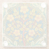 ウィリアム・モリスバラリース:クラシックアーツ&クラフツ ガラスコースター (裏面)